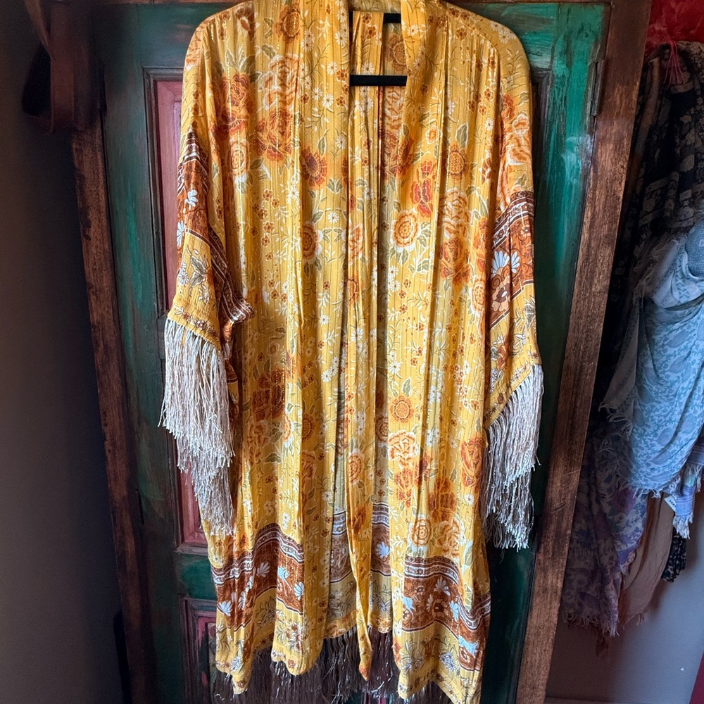 Spell X Free People Mystic Fringe Kimono